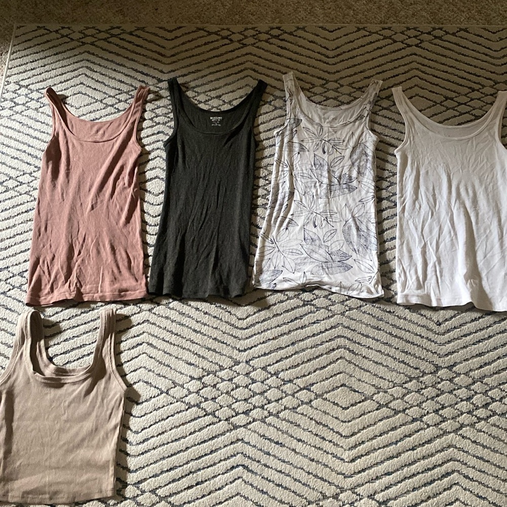 Set of 5 Target Tank Tops